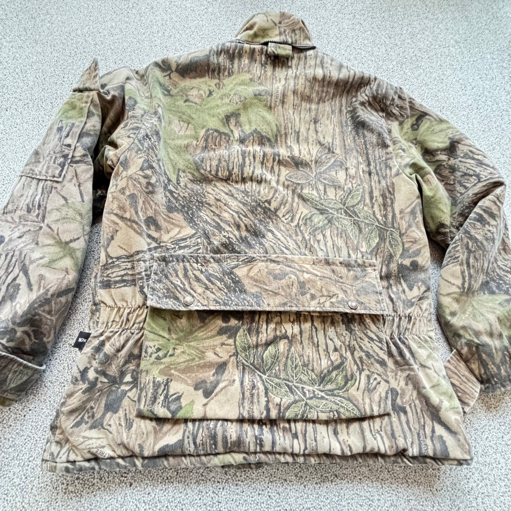 10X Realtree Camo Jacket Mens M Made in USA Insulated Hunting Outdoor Coat Hood - Picture 13 of 16